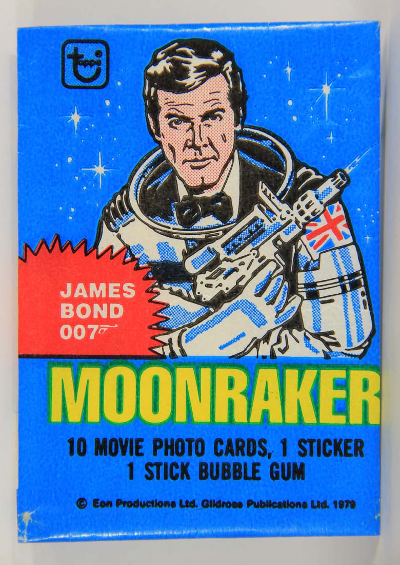 Moonraker James Bond 1979 Trading Card Wax Wrapper 007 Roger Moore L014172