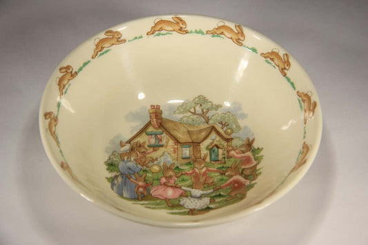 Royal Doulton Bunnykins Nursery Vintage Cereal Bowl Fine Bone Porcelain L014176