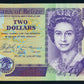 Belize 2 Dollars 2005 KP-66b Banknote AU-UNC L014465