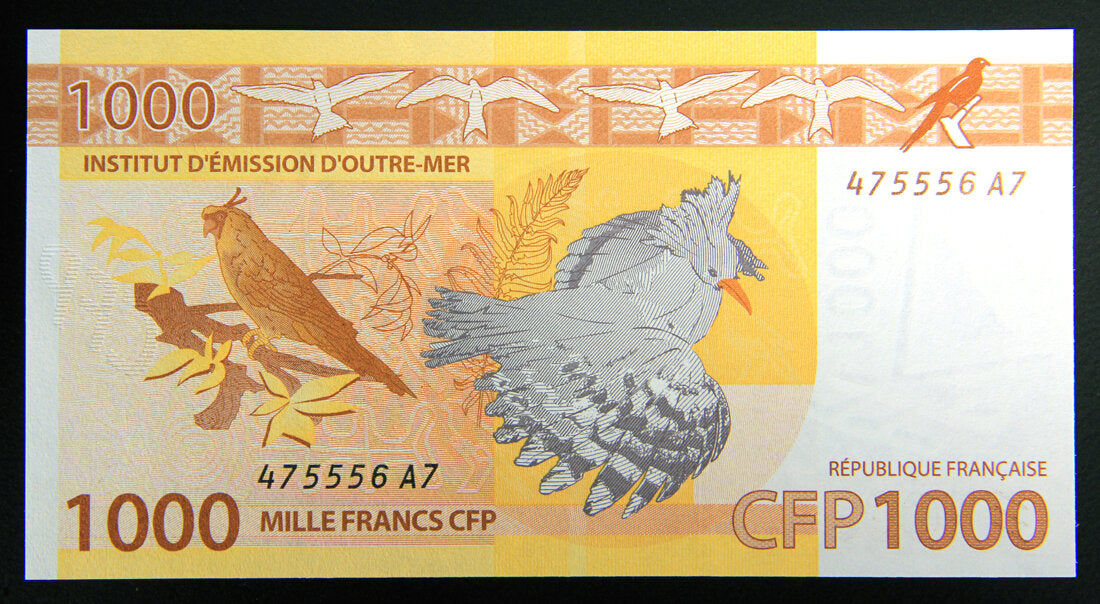 French Polynesia 1000 CFP 2014 KP-6 Banknote UNC L014482