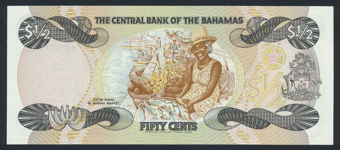 Bahamas 50 Cents 1984 KP-42a Banknote UNC L014533