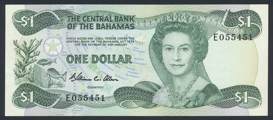 Bahamas 1 Dollar 1984 KP-43a Banknote VF ++ L014534