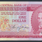 Barbados 1 Dollar 1973 KP-29a Banknote VF-EF L014539