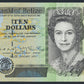 Belize 10 Dollars 2001 KP-62b Banknote AU-UNC L014545