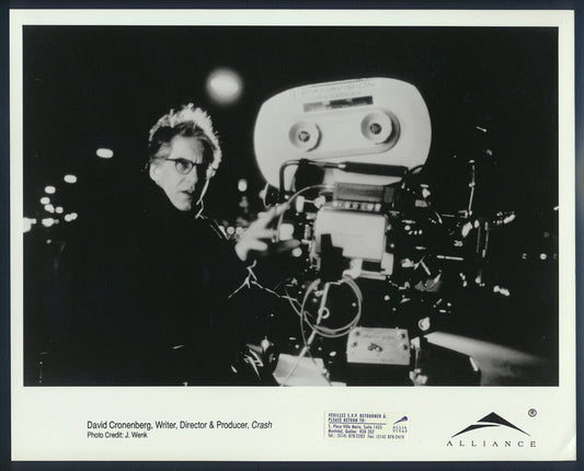 Crash Vintage 1996 Movie Lobby Card 8x10 BW Photo David Cronenberg L014639