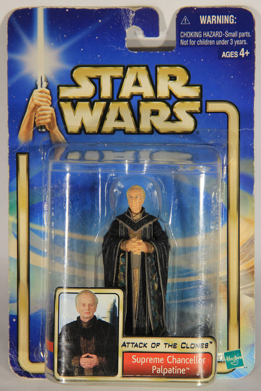 Star Wars Supreme Chancellor Palpatine 2002 Attack Of The Clones Figure L014645