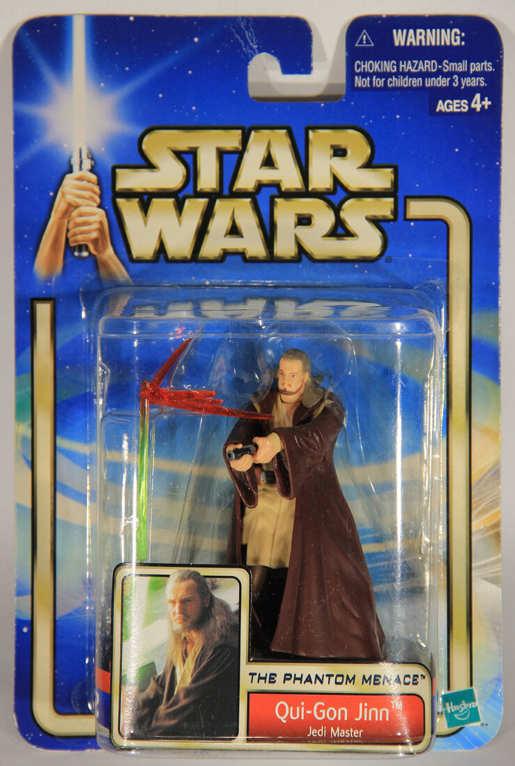 Star Wars Qui-Gon Jinn 2002 AOTC The Phantom Menace Action Figure L014646