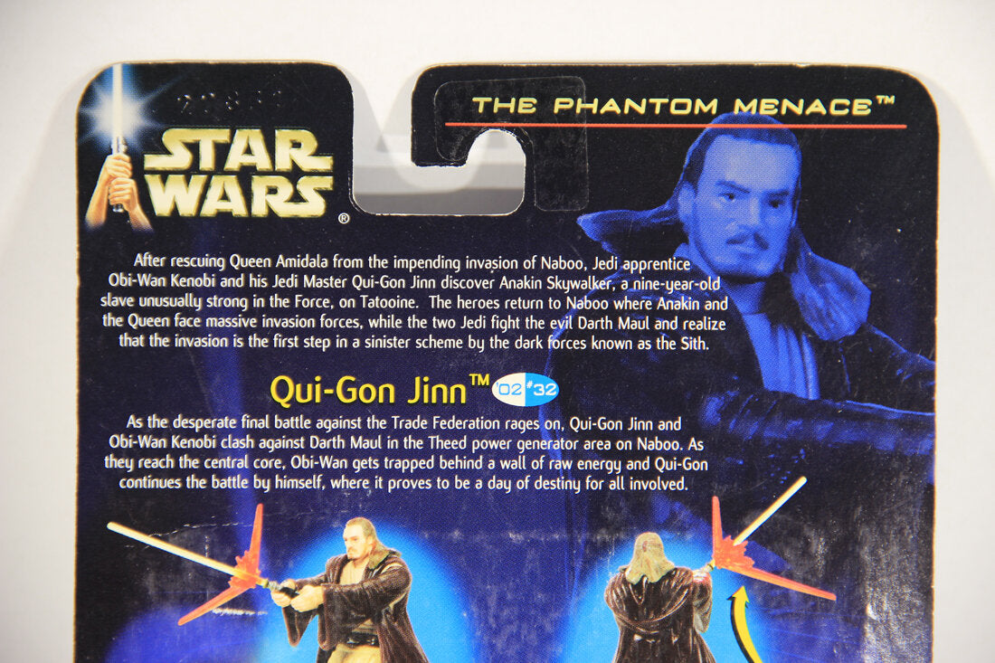 Star Wars Qui-Gon Jinn 2002 AOTC The Phantom Menace Action Figure L014646