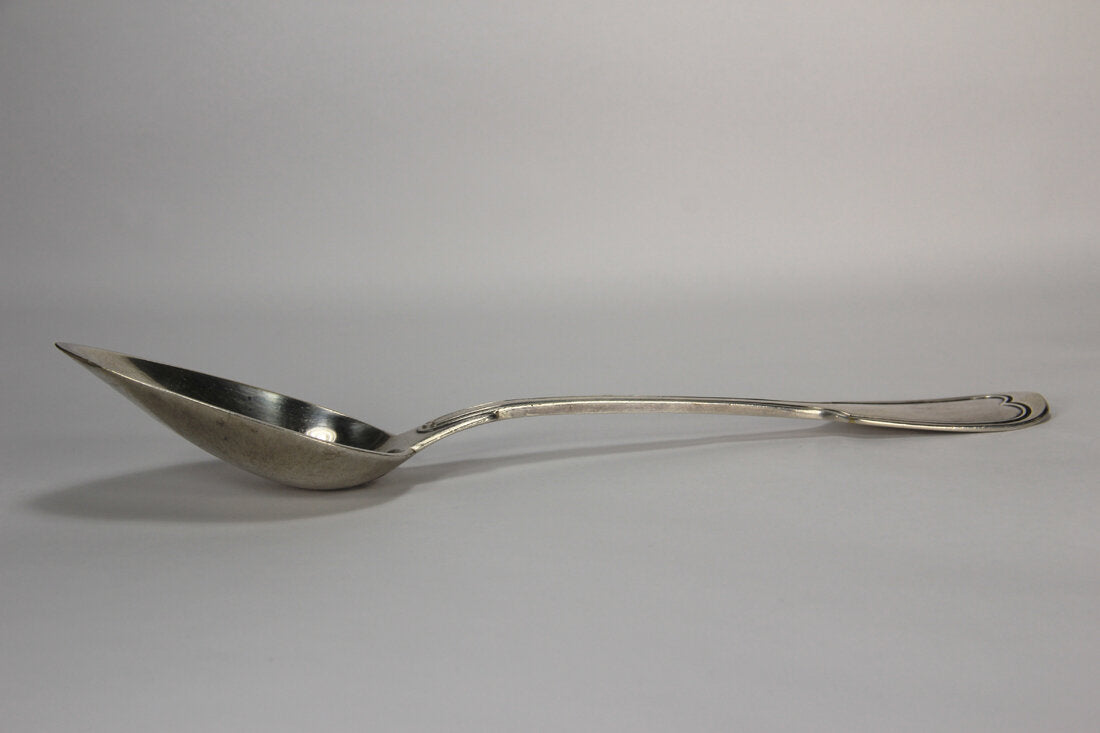 Charles Christofle 1850 Antique Chinon Pattern Silverplate Basting Spoon L014685