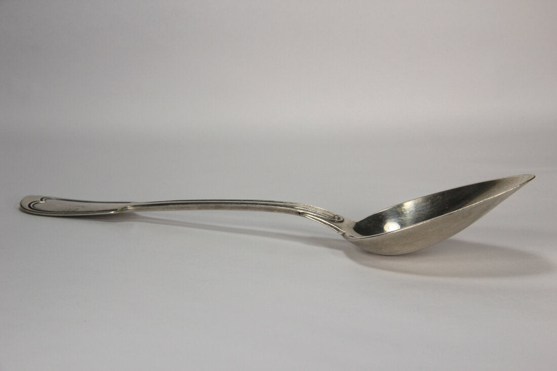 Charles Christofle 1850 Antique Chinon Pattern Silverplate Basting Spoon L014685