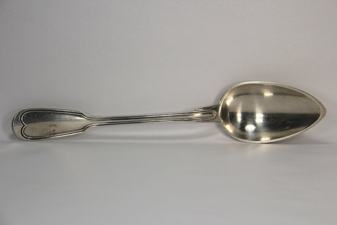 Charles Christofle 1850 Antique Chinon Pattern Silverplate Basting Spoon L014685