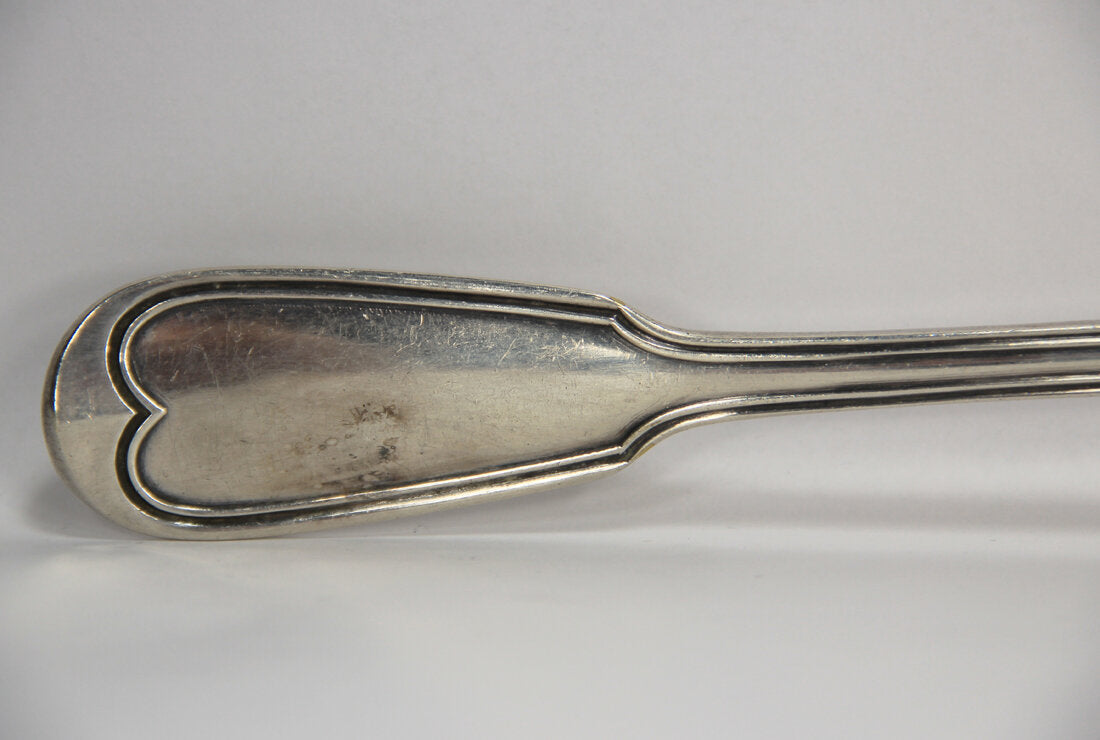 Charles Christofle 1850 Antique Chinon Pattern Silverplate Basting Spoon L014685