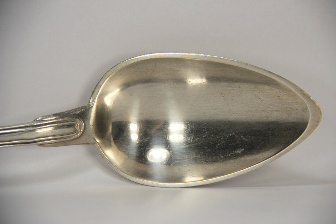 Charles Christofle 1850 Antique Chinon Pattern Silverplate Basting Spoon L014685