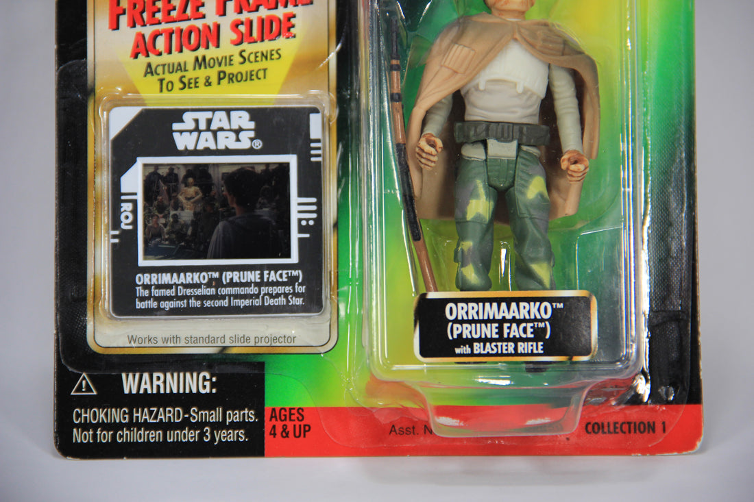 Star Wars Orrimaarko Prune Face POTF Freeze Frame Action Slide ENG