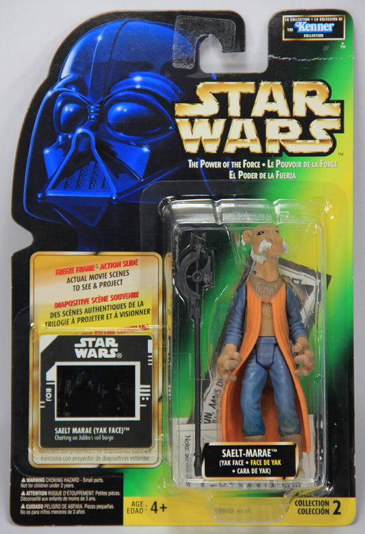 Star Wars Saelt Marae Yak Face POTF Freeze Frame Action Slide Trilingual Collection 2 MOC L014701