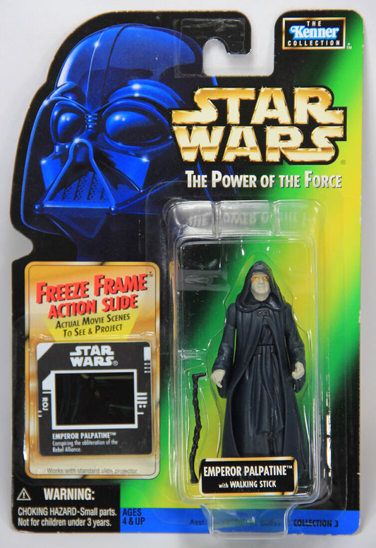 Star Wars Emperor Palpatine 1997 POTF Freeze Frame Action Slide ENG Card Collection 3 MOC L014703