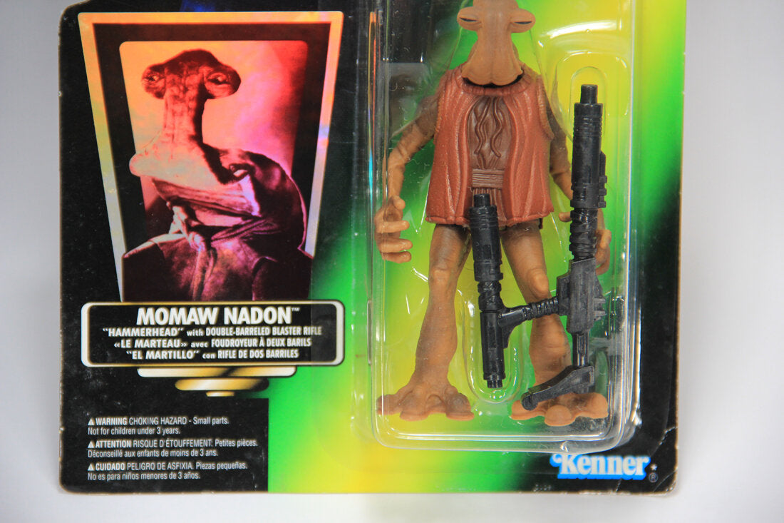 Star Wars Momaw Nadon Hammerhead 1996 POTF Figure Trilingual Holofoil Card Collection 2 MOC L014719