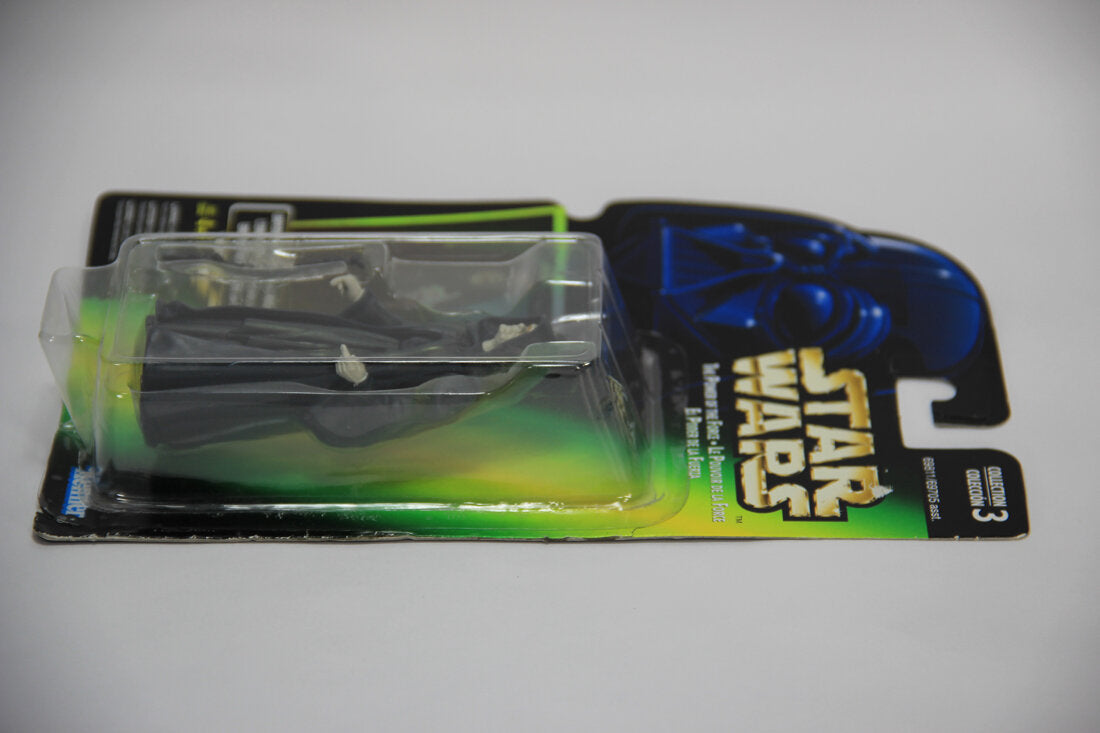 Star Wars Emperor Palpatine 1996 POTF Figure Trilingual Holofoil Card Collection 3 MOC L014721