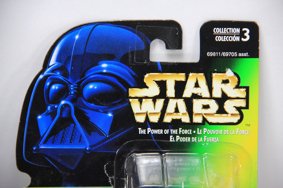 Star Wars Emperor Palpatine 1996 POTF Figure Trilingual Holofoil Card Collection 3 MOC L014721