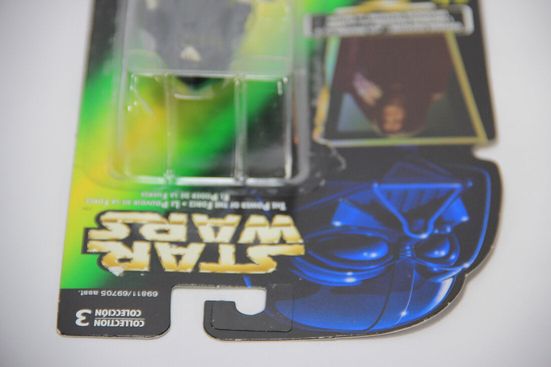 Star Wars Emperor Palpatine 1996 POTF Figure Trilingual Holofoil Card Collection 3 MOC L014721