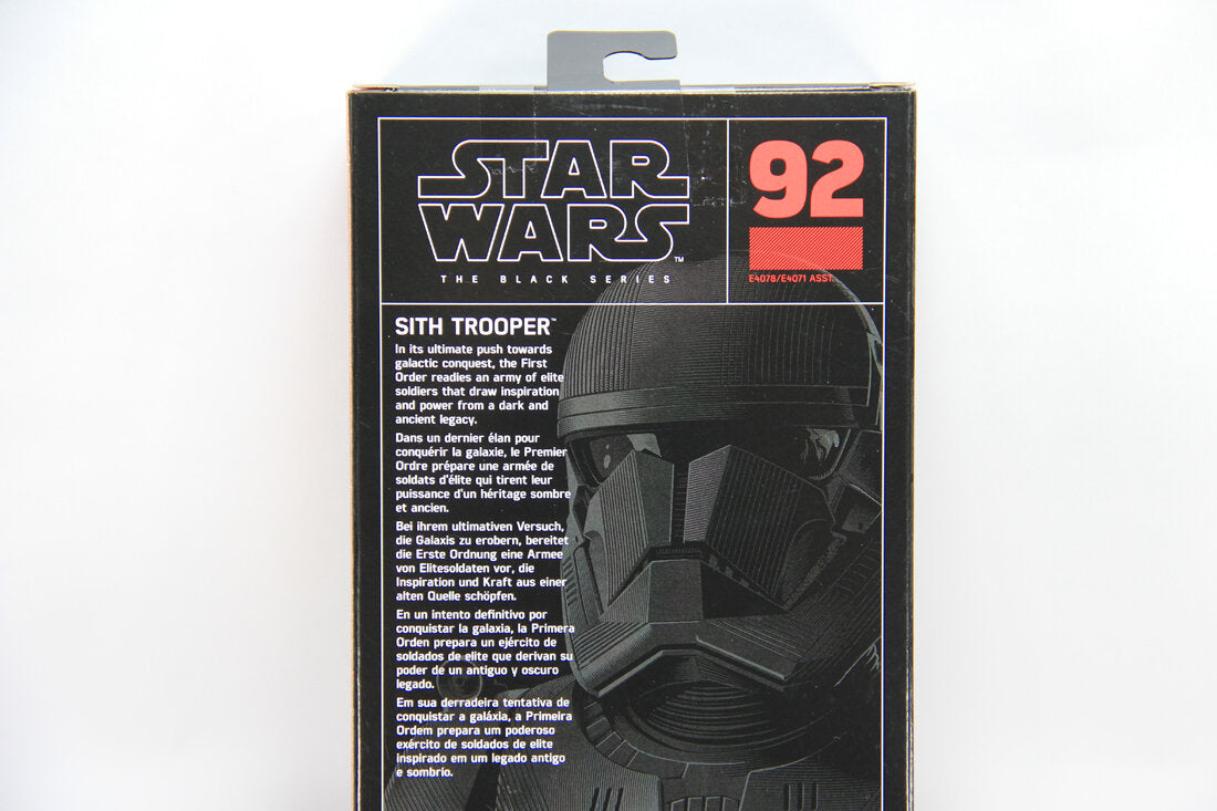 Star Wars Sith Trooper #92 The Black Series 6 Inch The Rise Of Skywalker MISB L014752