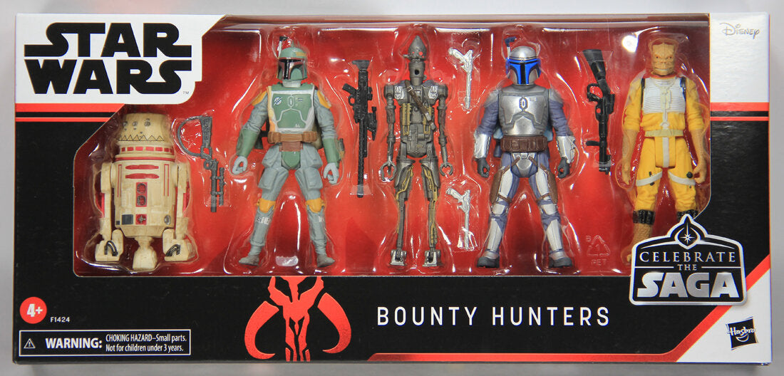 Star Wars Celebrate The Saga Bounty Hunters 5-Pack 3.75 Action Figures MISB L014756