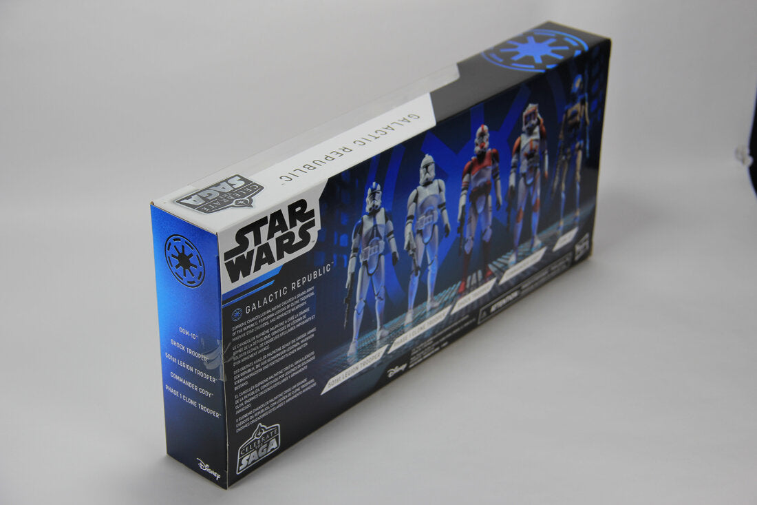 Star Wars Celebrate The Saga Galactic Republic 5-Pack 3.75 Figures MISB L014758