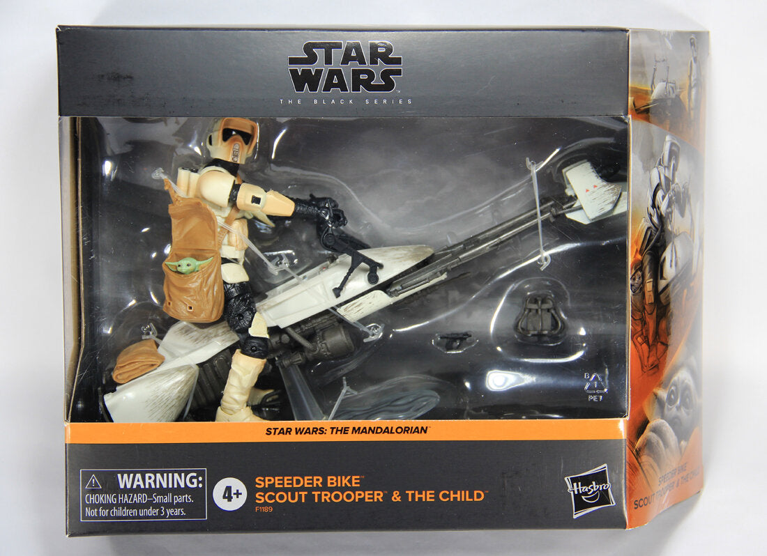 Star Wars Speeder Bike Scout Trooper The Child Black Series Galaxy 6 Inch Exclusive MISB L014760