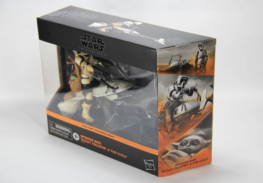 Star Wars Speeder Bike Scout Trooper The Child Black Series Galaxy 6 Inch Exclusive MISB L014760