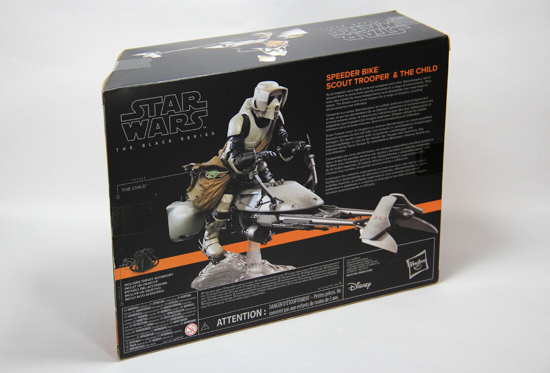 Star Wars Speeder Bike Scout Trooper The Child Black Series Galaxy 6 Inch Exclusive MISB L014760