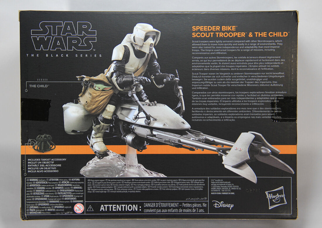 Star Wars Speeder Bike Scout Trooper The Child Black Series Galaxy 6 Inch Exclusive MISB L014760