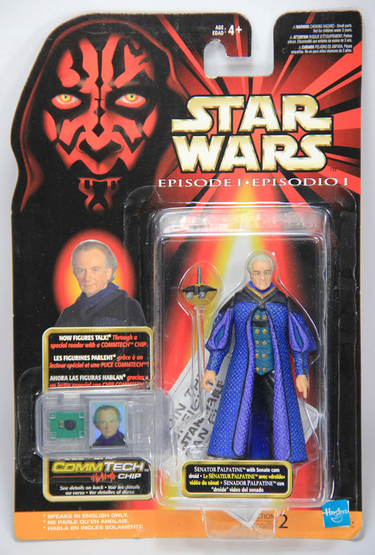 Star Wars Senator Palpatine 1998 The Phantom Menace Figure Trilingual L014771