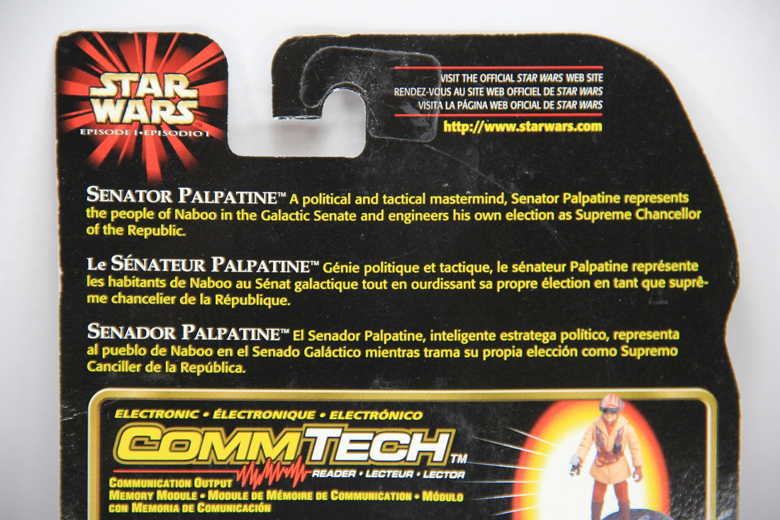 Star Wars Senator Palpatine 1998 The Phantom Menace Figure Trilingual L014771