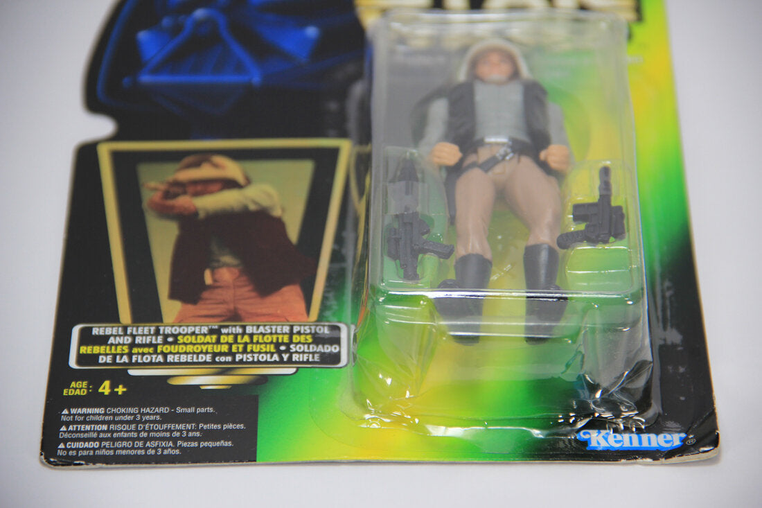 Star Wars Rebel Fleet Trooper 1996 POTF Figure Trilingual Holofoil Card Collection 1 MOC L014772