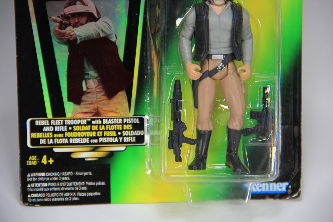 Star Wars Rebel Fleet Trooper 1996 POTF Figure Trilingual Holofoil Card Collection 1 MOC L014772