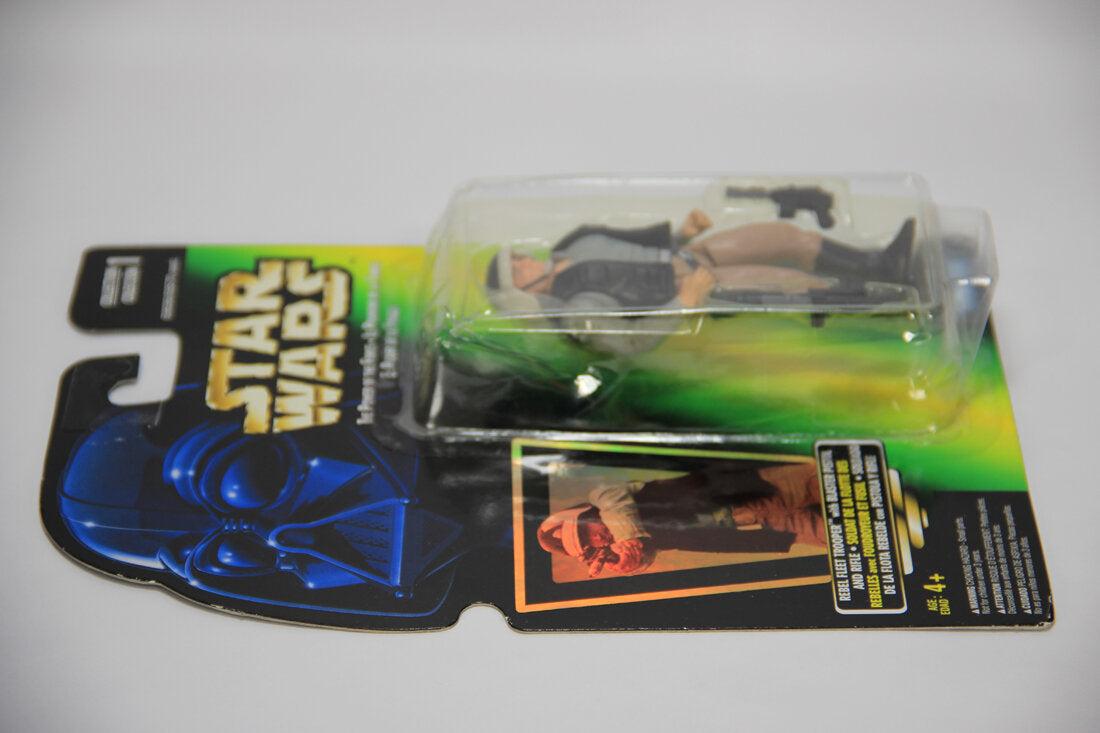 Star Wars Rebel Fleet Trooper 1996 POTF Figure Trilingual Holofoil Card Collection 1 MOC L014772