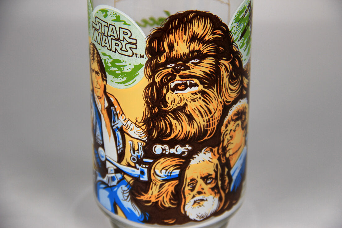 Star Wars 1977 Burger King Vintage Drinking Glass Chewbacca A New Hope L014817