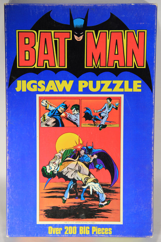 Batman 1973 Vintage Jigsaw Puzzle Batman And The Joker Great Condition L014861