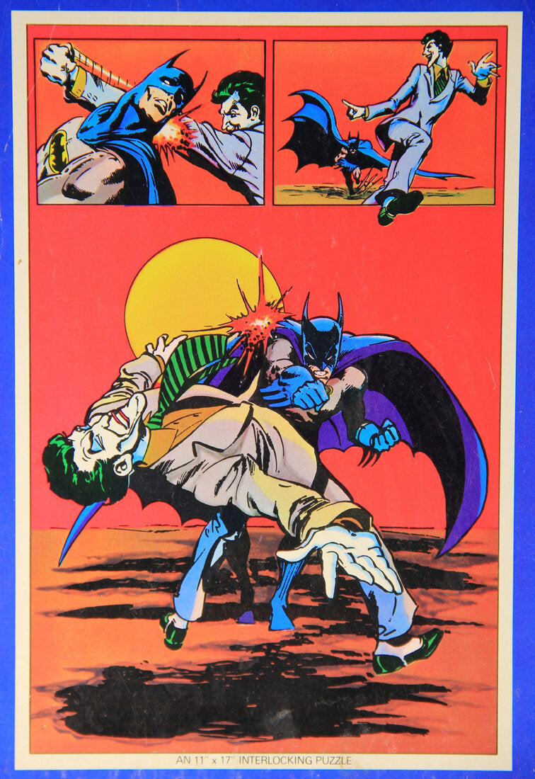 Batman 1973 Vintage Jigsaw Puzzle Batman And The Joker Great