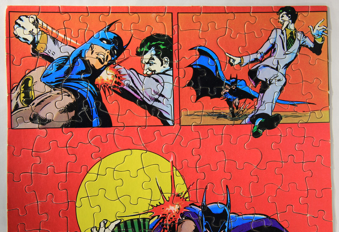 Batman 1973 Vintage Jigsaw Puzzle Batman And The Joker Great