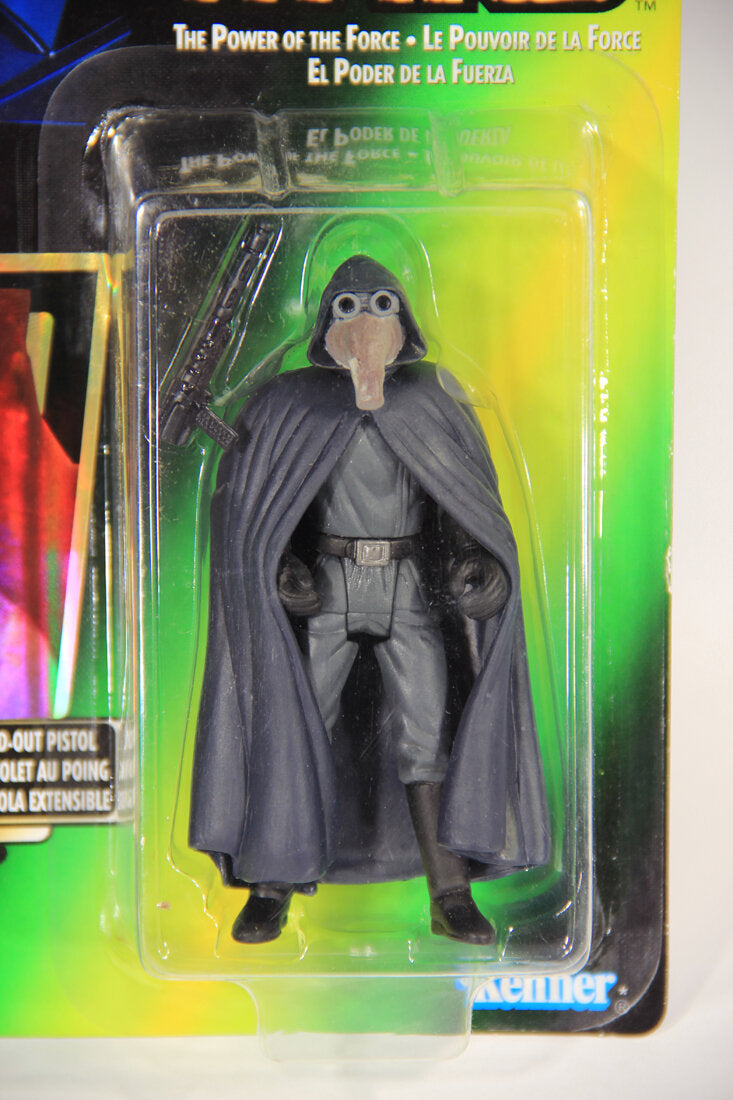 Star Wars Garindan Long Snoot 1997 POTF Figure Trilingual Holofoil Card Collection 3 L014868