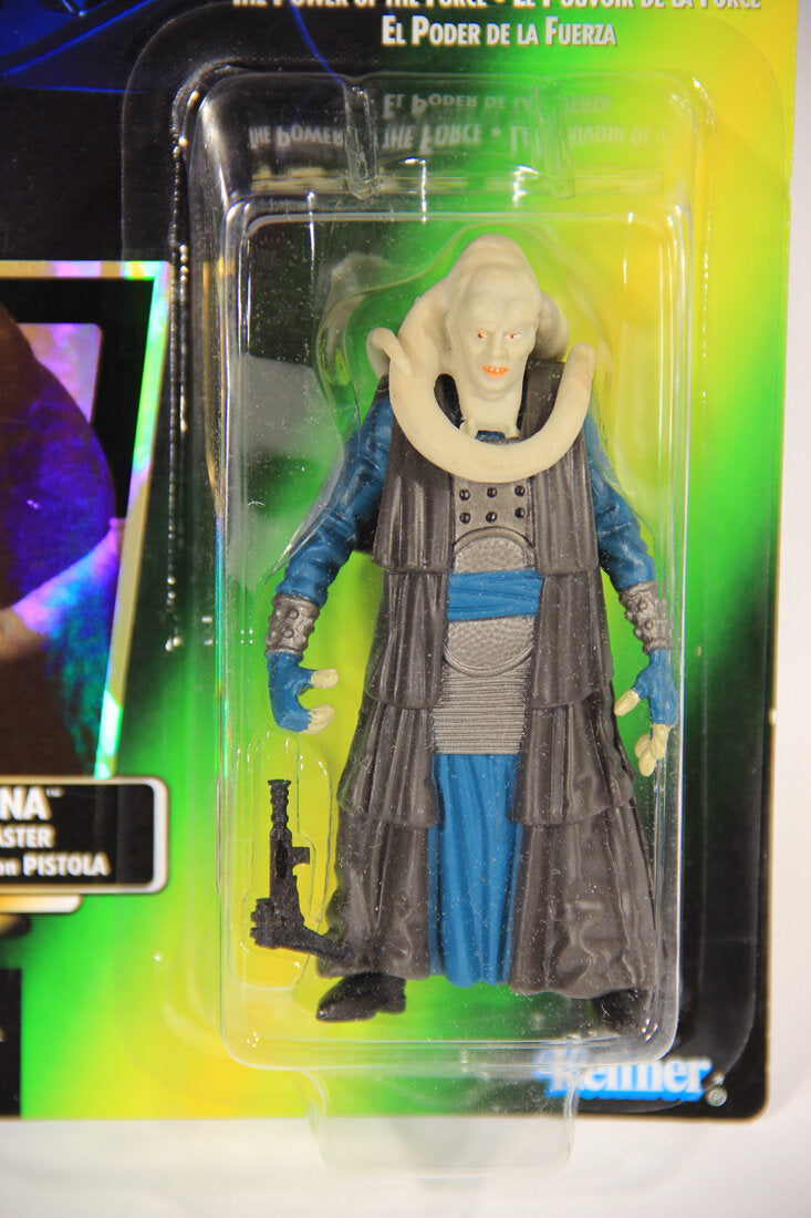 Star Wars Bib Fortuna 1996 POTF Action Figure Trilingual Holofoil Card Collection 2 MOC L014869