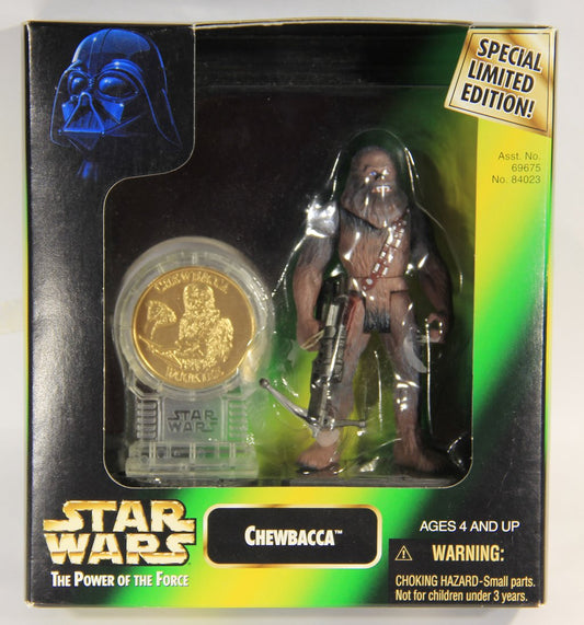 Star Wars Chewbacca 1997 POTF Action Figure Special Limited Edition With Coin ENG MISB L014872