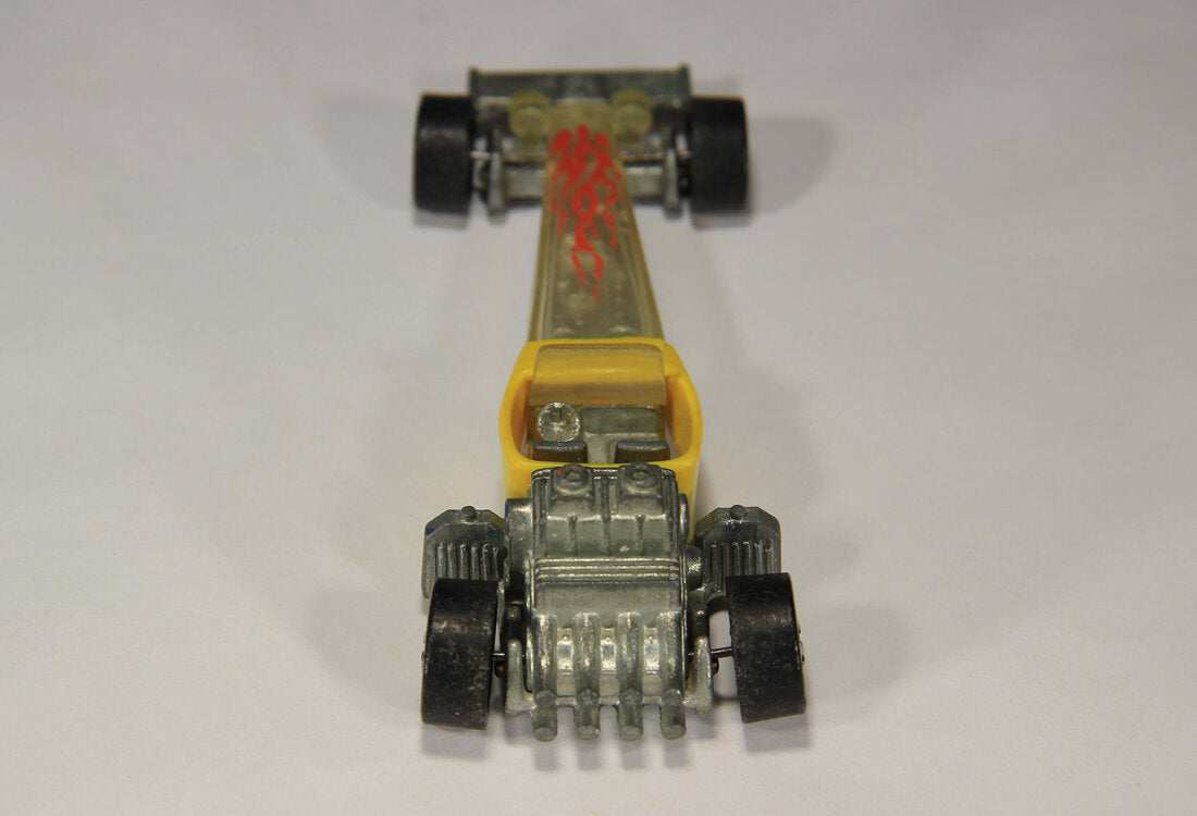 Hot Wheels 1976 Odd Rod Yellow Dragster Good Condition L014875