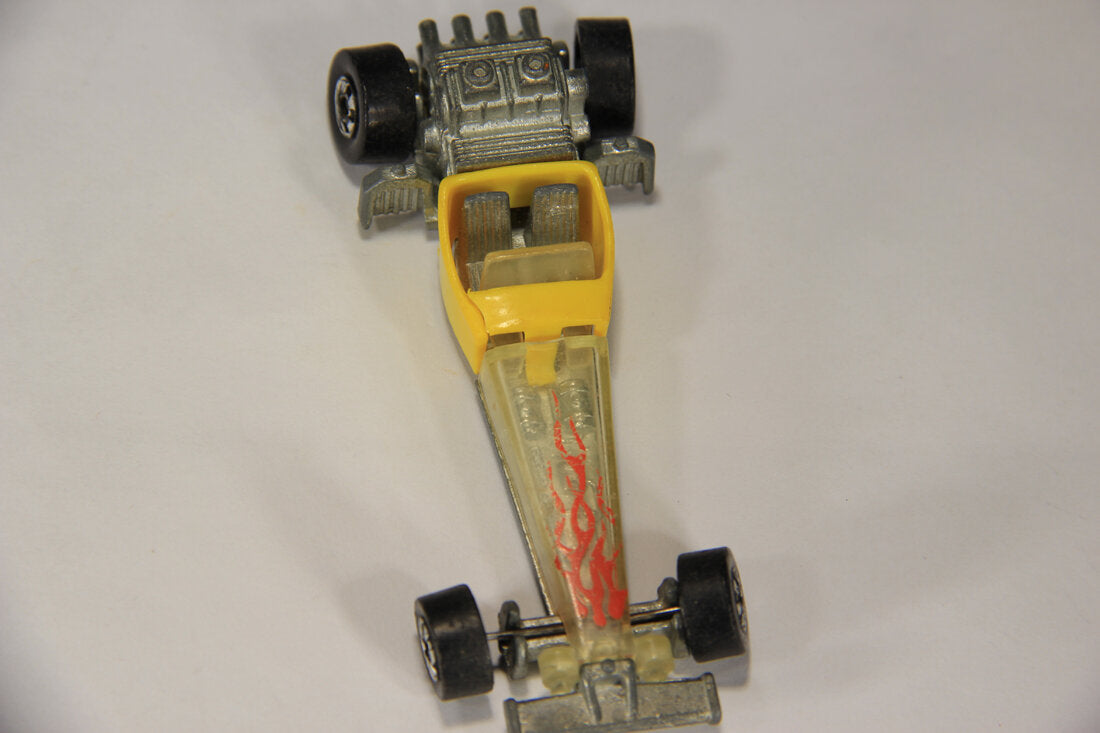 Hot Wheels 1976 Odd Rod Yellow Dragster Good Condition L014875
