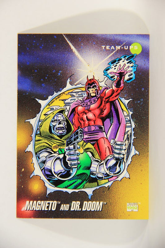 1992 Marvel Universe Series 3 Trading Card #78 Magneto And Dr. Doom ENG L014893