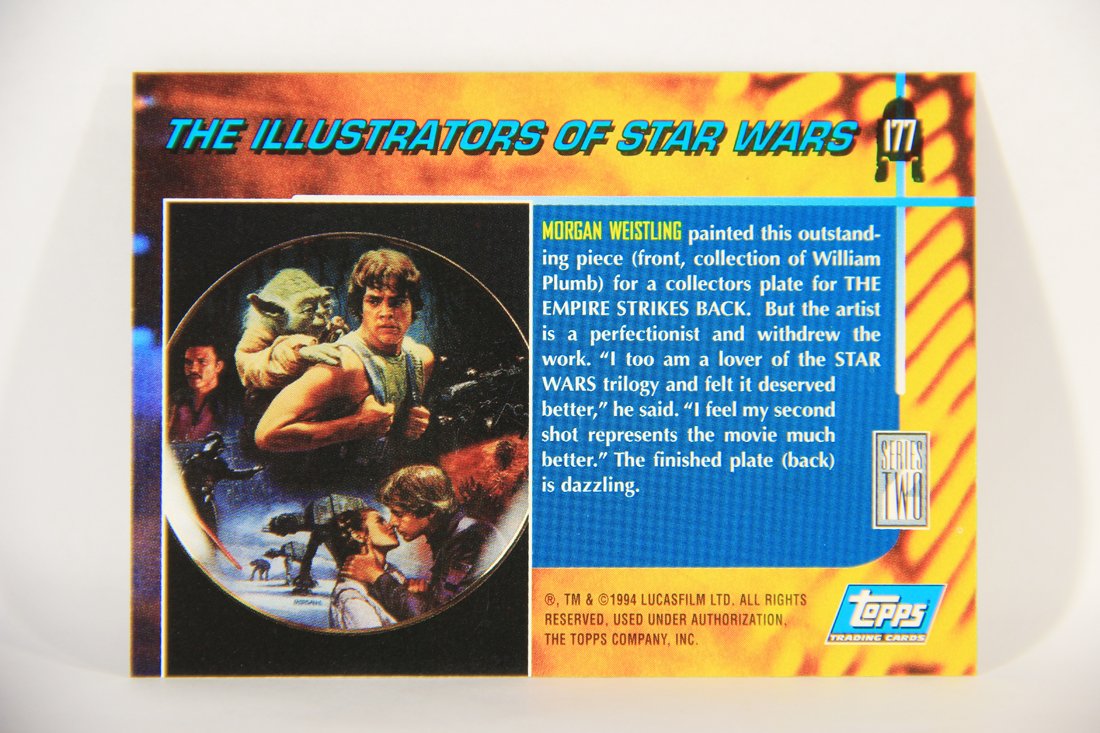 Star Wars Galaxy 1994 Topps Trading Card #177 The Empire Strikes Back Artwork ENG L014912