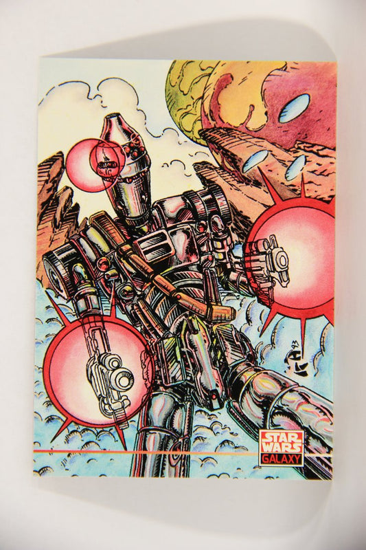 Star Wars Galaxy 1994 Topps Trading Card #206 IG-88 Artwork ENG L014914