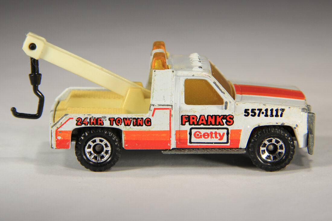 Matchbox Vintage 1987 GMC Wrecker #21 USA Tow Truck L014990