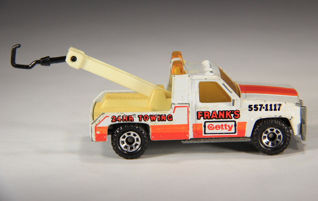 Matchbox Vintage 1987 GMC Wrecker #21 USA Tow Truck L014990